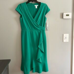 London Times Green Dress Size 4